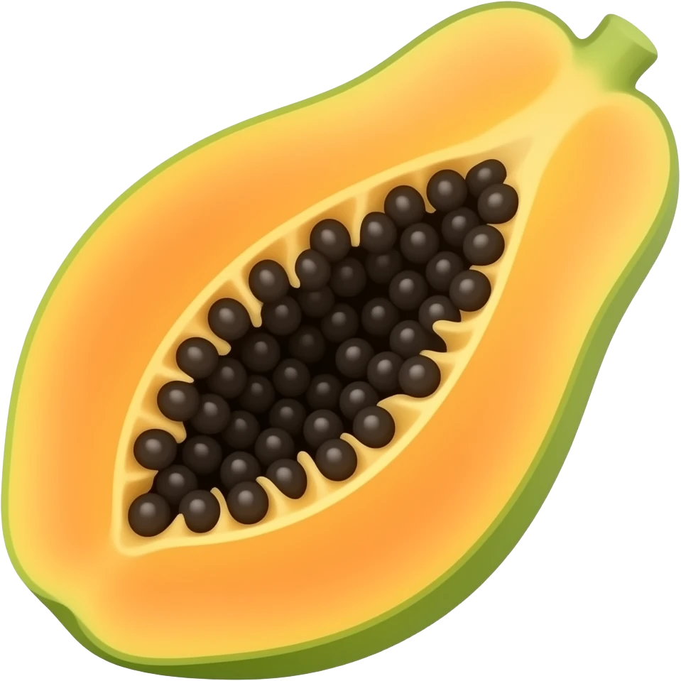 Papaya emoji