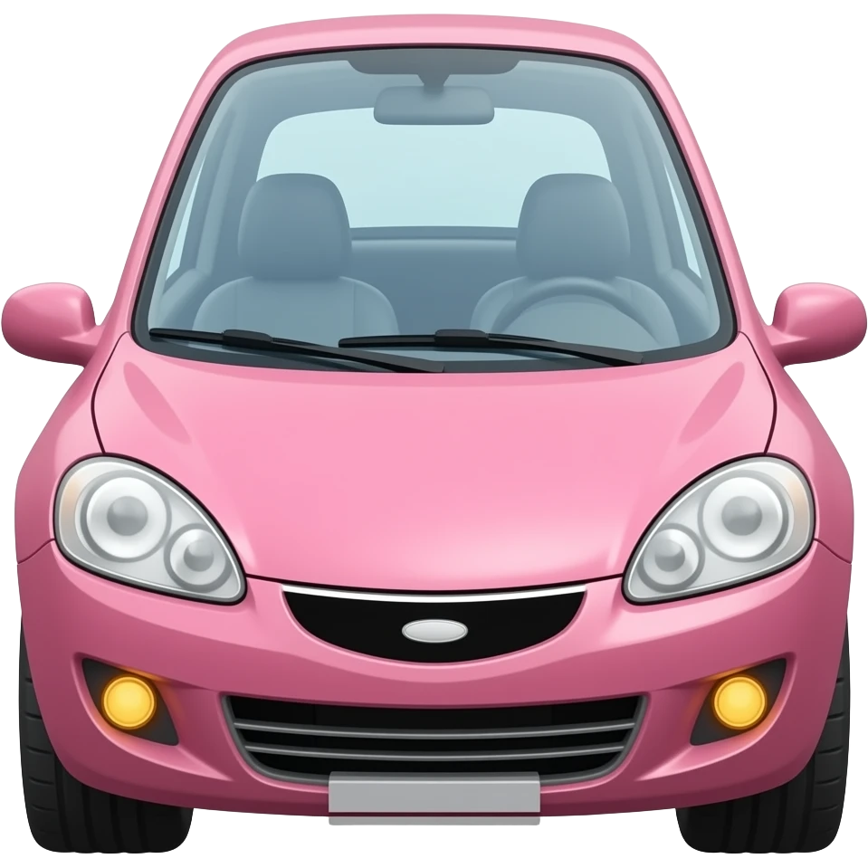 Pink car emoji