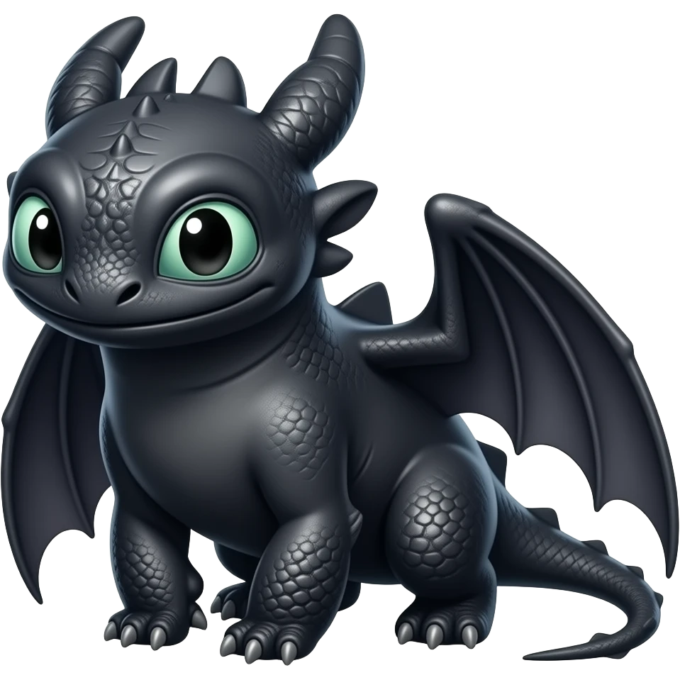 Like toothless the dragon emoji