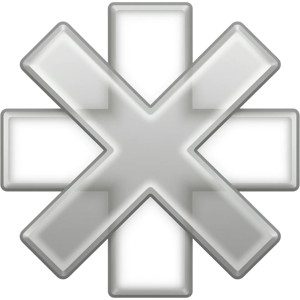 CROSS MARK emoji