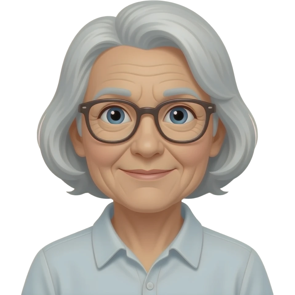Emoji of a old woman emoji