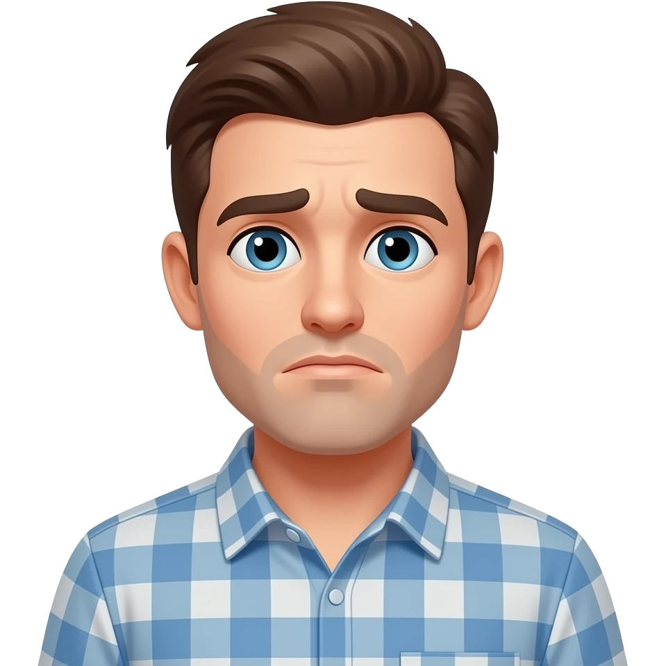 Unsure man emoji