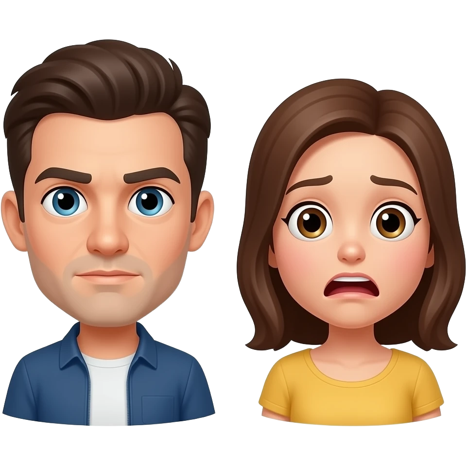 😎+😨 emoji