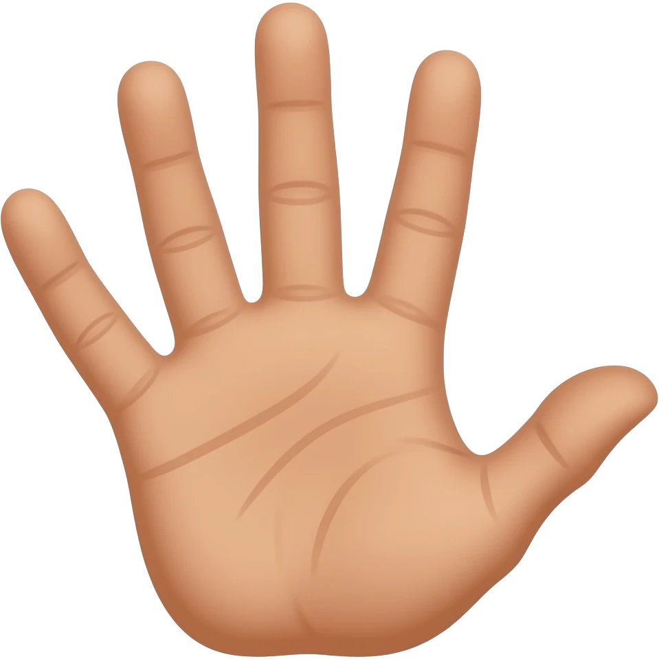 put handprint on other side emoji