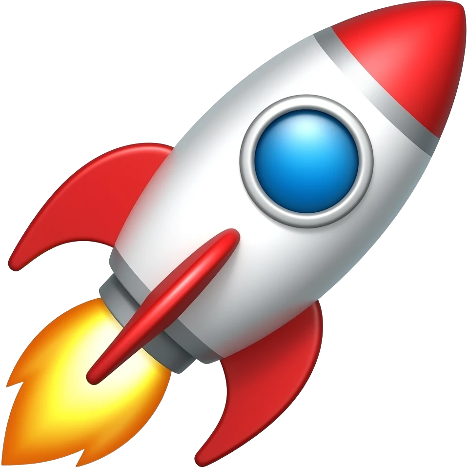 Rocket emoji