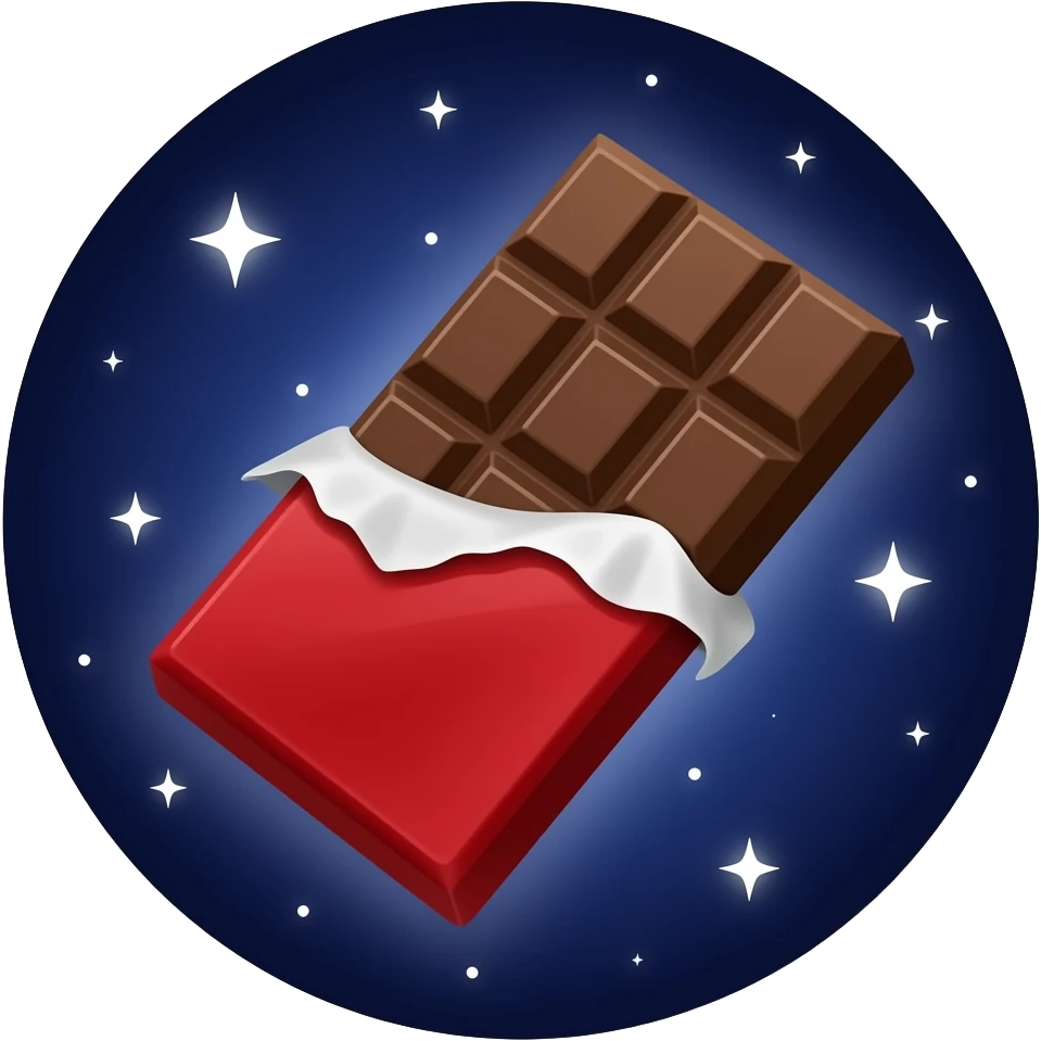der Schokolade             SPACE-NIGHT emoji