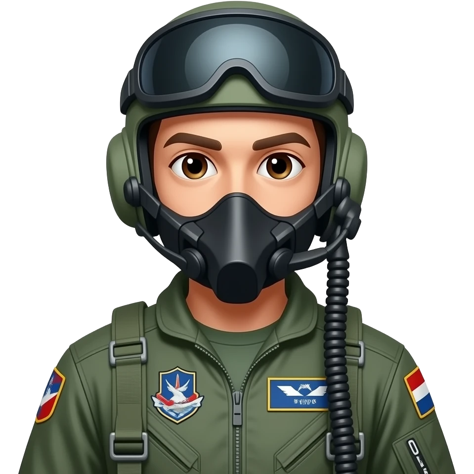 fighter jet pilot emoji
