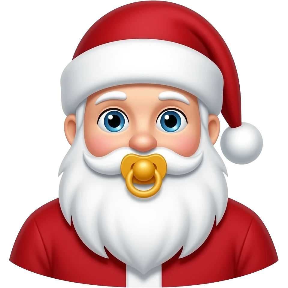 Дед мороз соска emoji