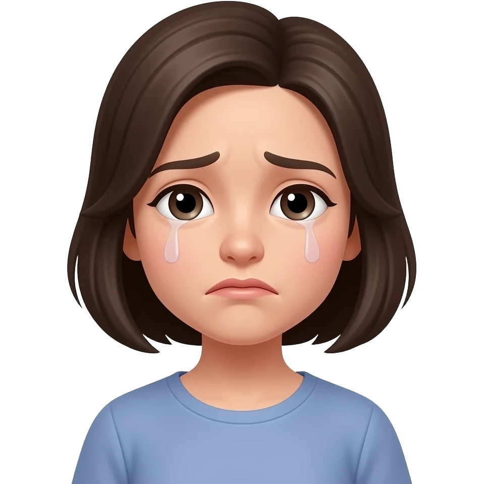 언니 왜 안 와 슬픈 느낌 emoji