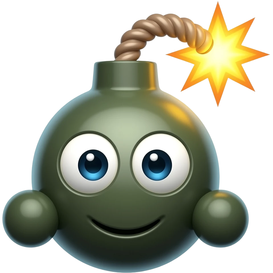 bomb emoji