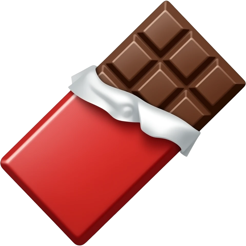 chocolate bar emoji