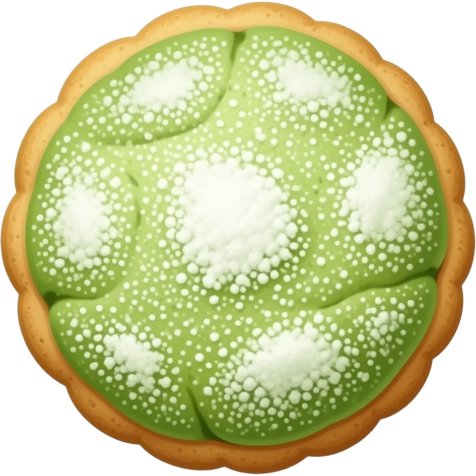 Matcha Cookie emoji