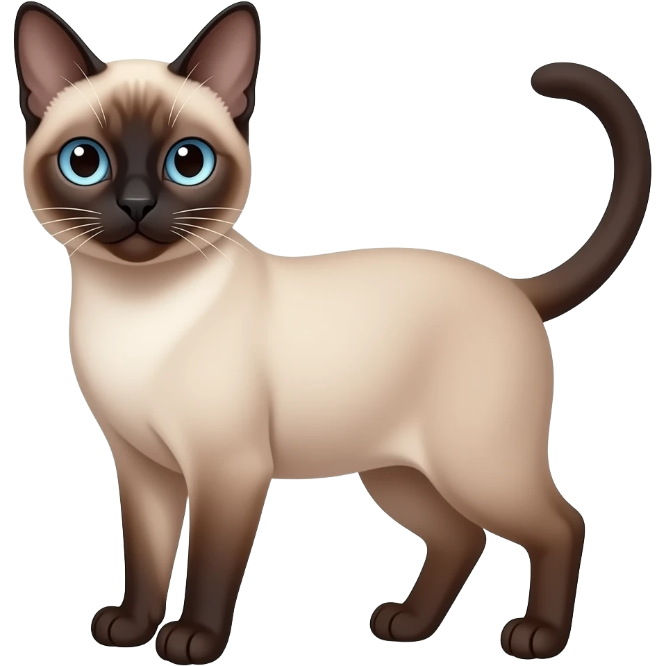 Siamese cat emoji