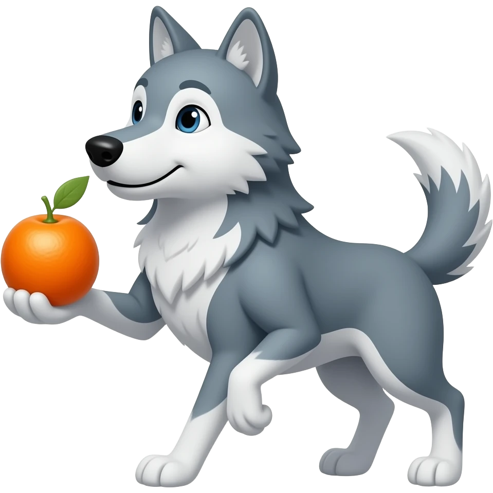🐺🍊 emoji
