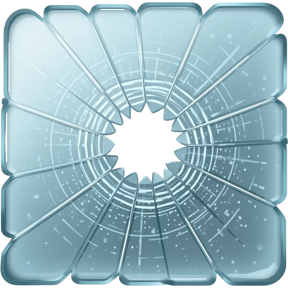 Glass cracked image scree n emoji