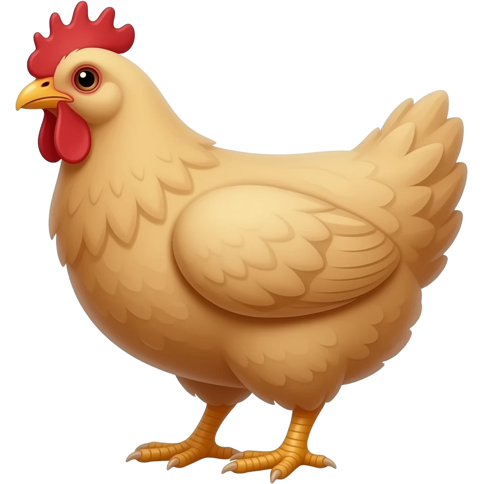 Chicken body frontal emoji