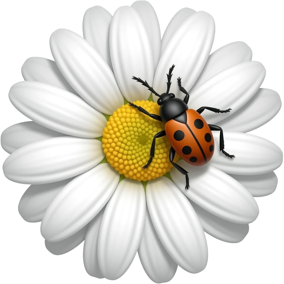 flower tick emoji