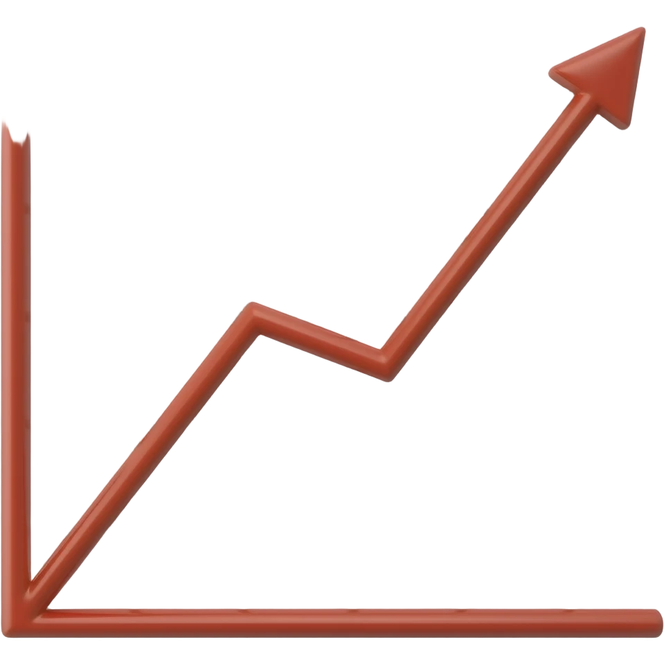 red graph emoji