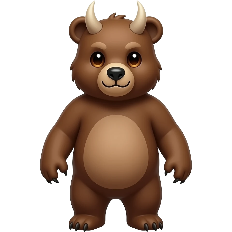 bear head demon emoji