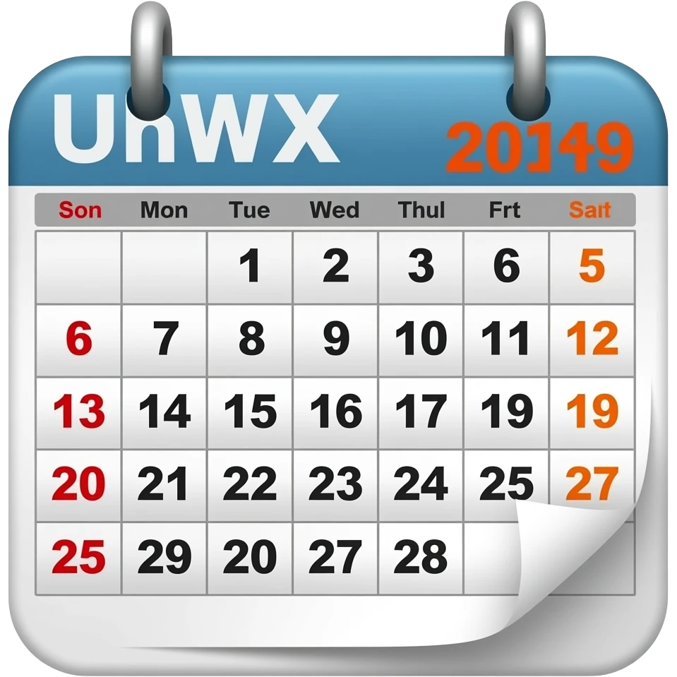 an (calendar) emoji