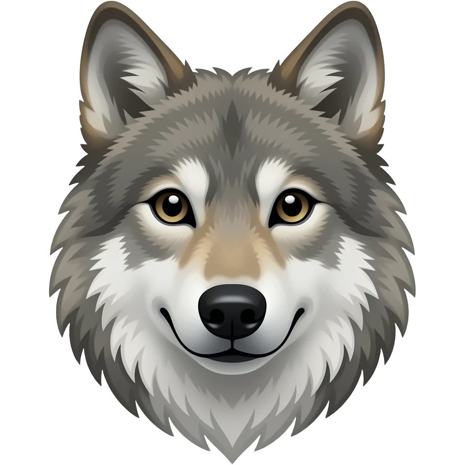 create wolf emoji emoji