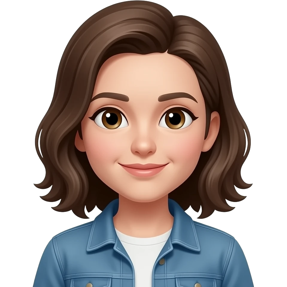 갈색머리 emoji