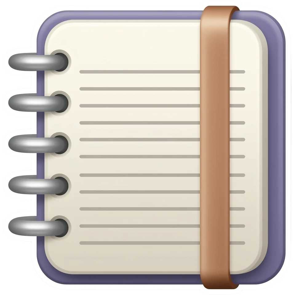 Sticker journal emoji