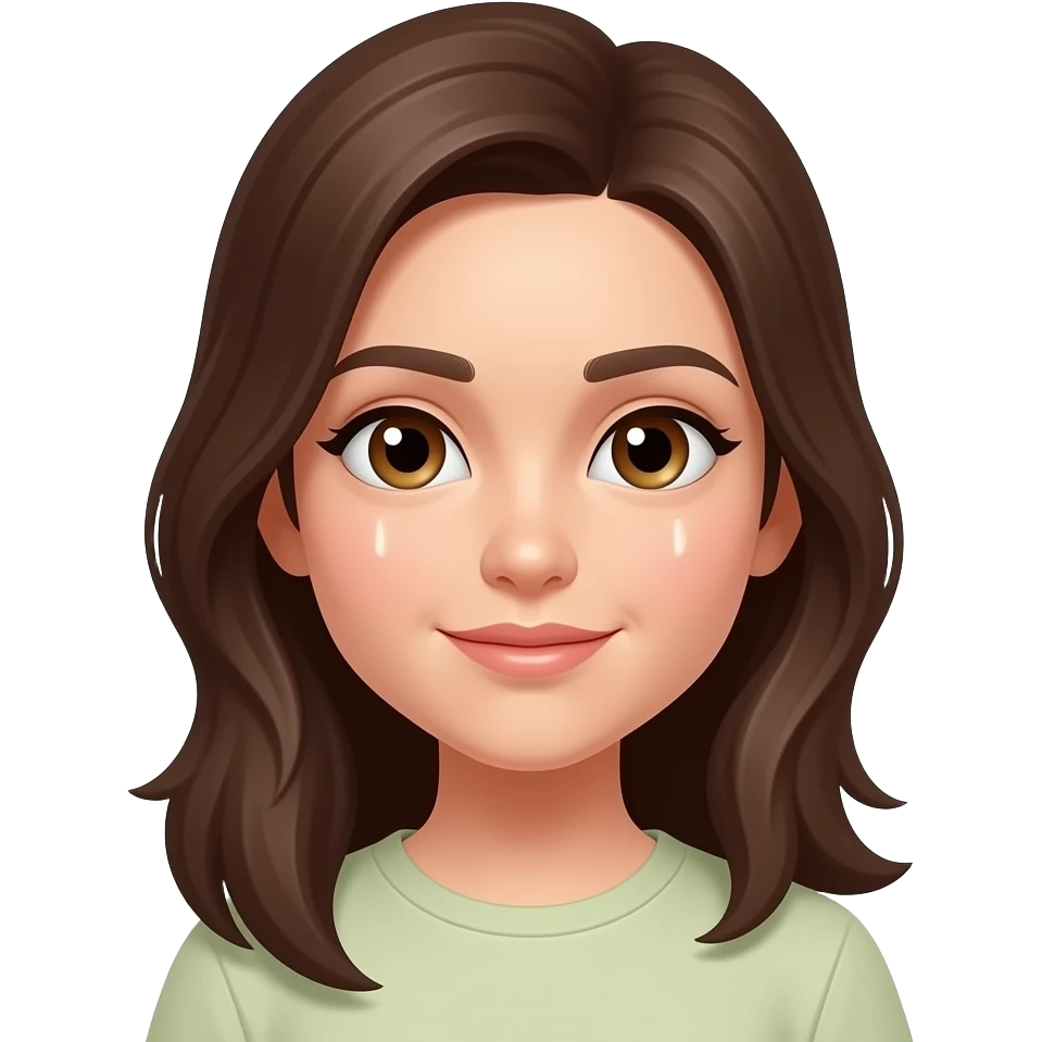 una nena blanqueando los ojos emoji