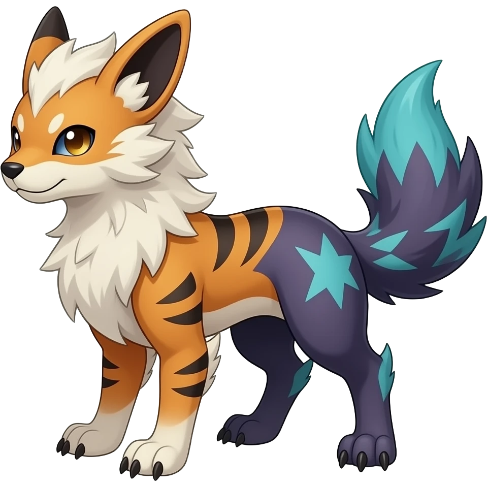Luxray-Manectric-Kyurem-Darkrai-Genesect-Exveemon-animal-hybrid emoji