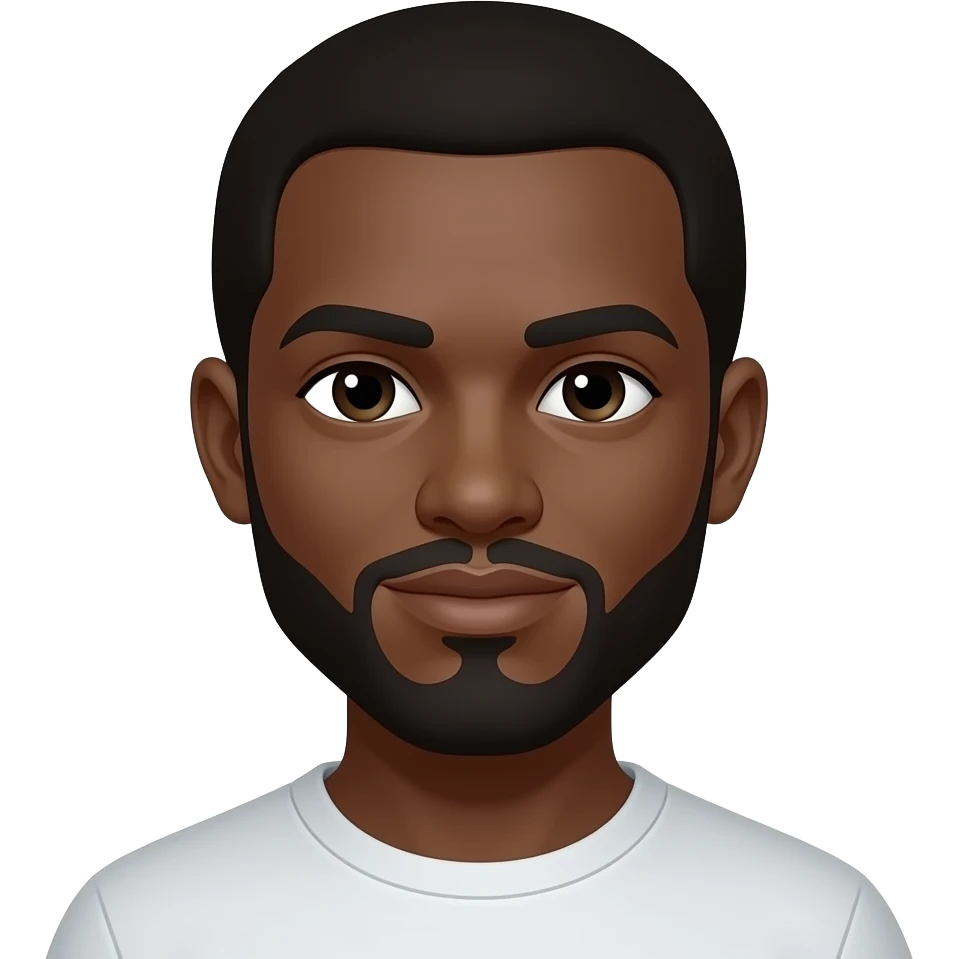 black man emoji