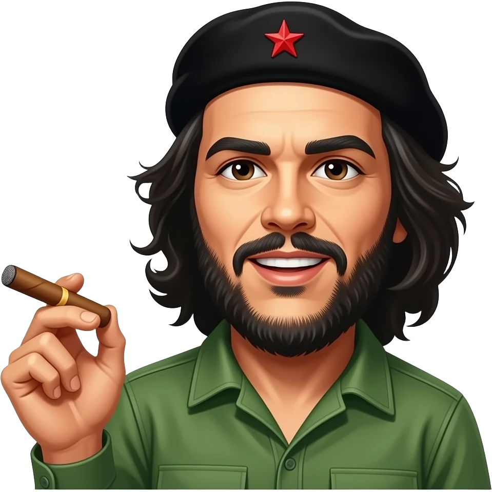 che guevara smile cigar emoji