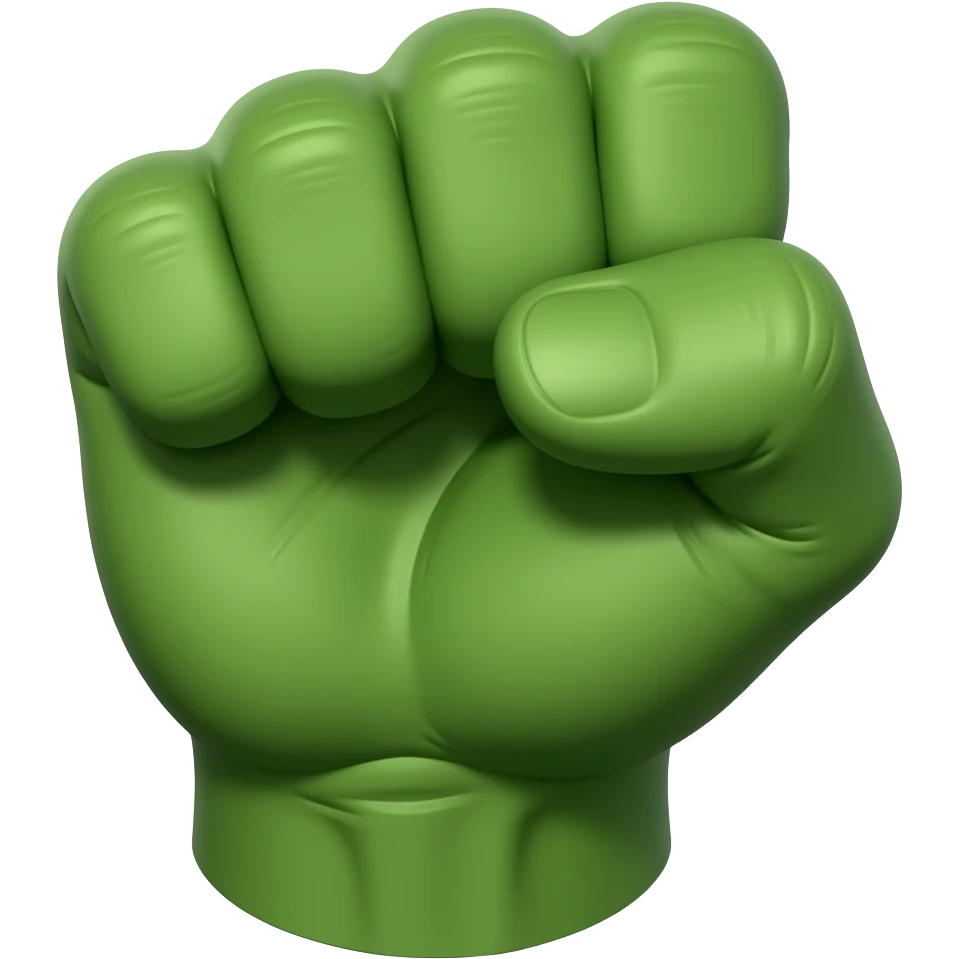 fist hulk emoji