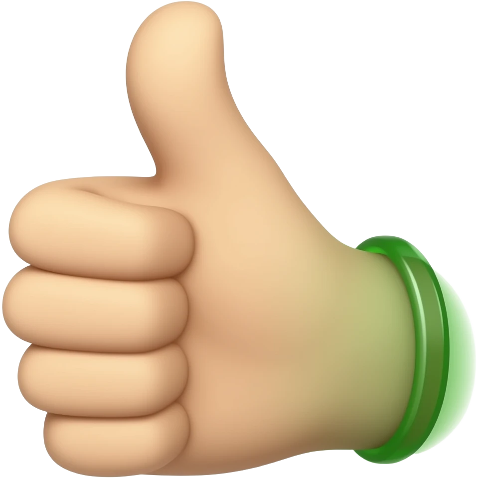 greenthumbsup emoji