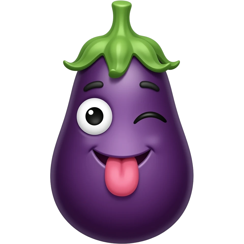 🍆😝 emoji