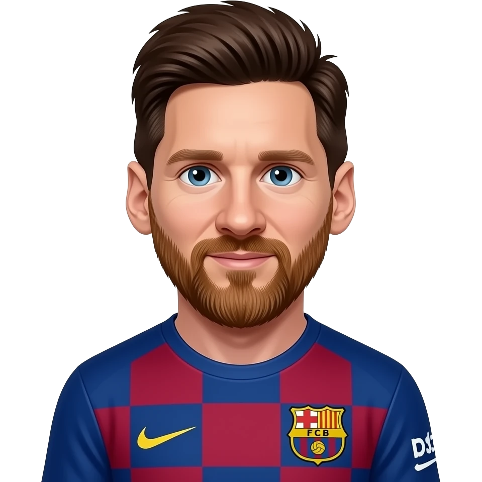 messi barcelona emoji