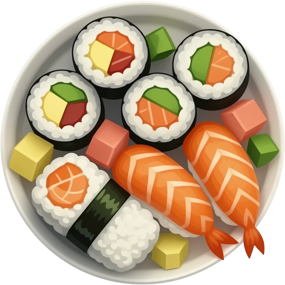 Sushi platter emoji