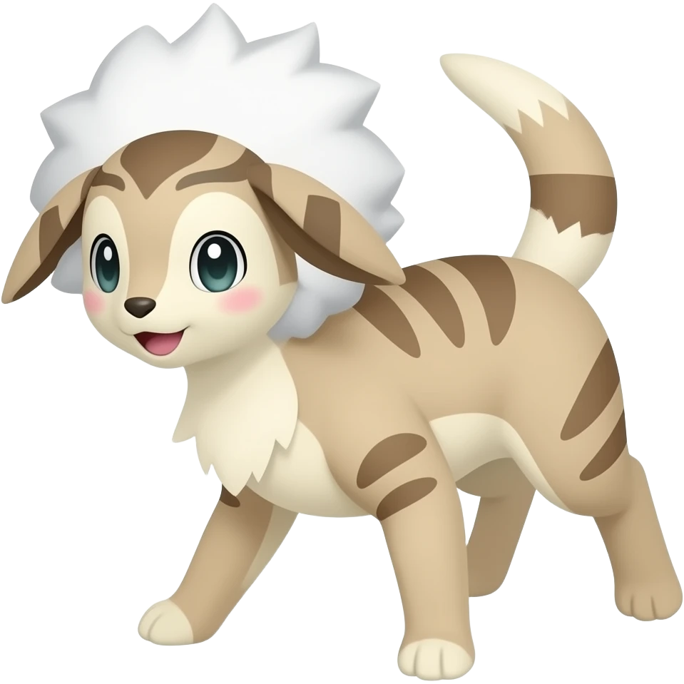 Plusle-Bunnelby-Victini-fusion, full body emoji