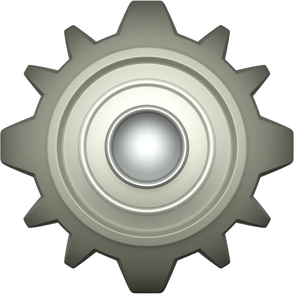 Gear emoji