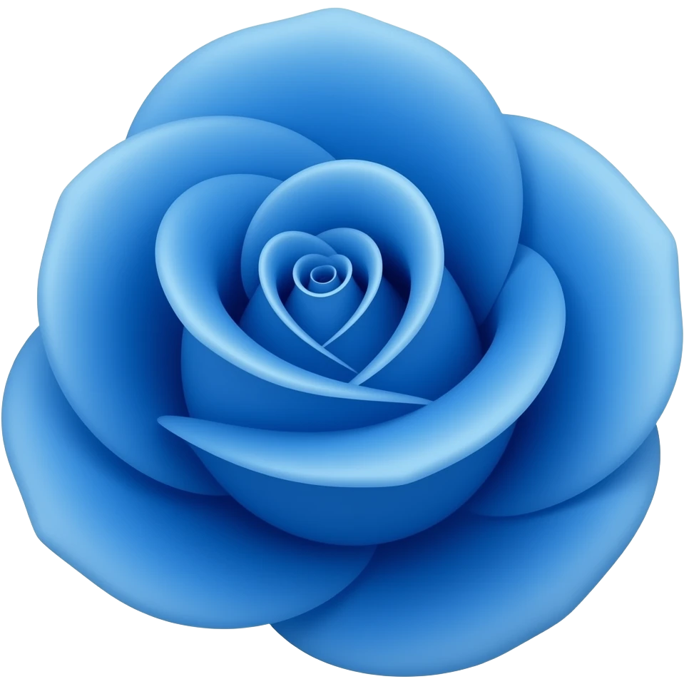 Rosa. Azul emoji