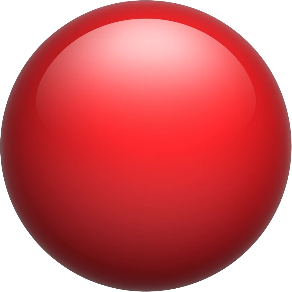 Red circle emoji
