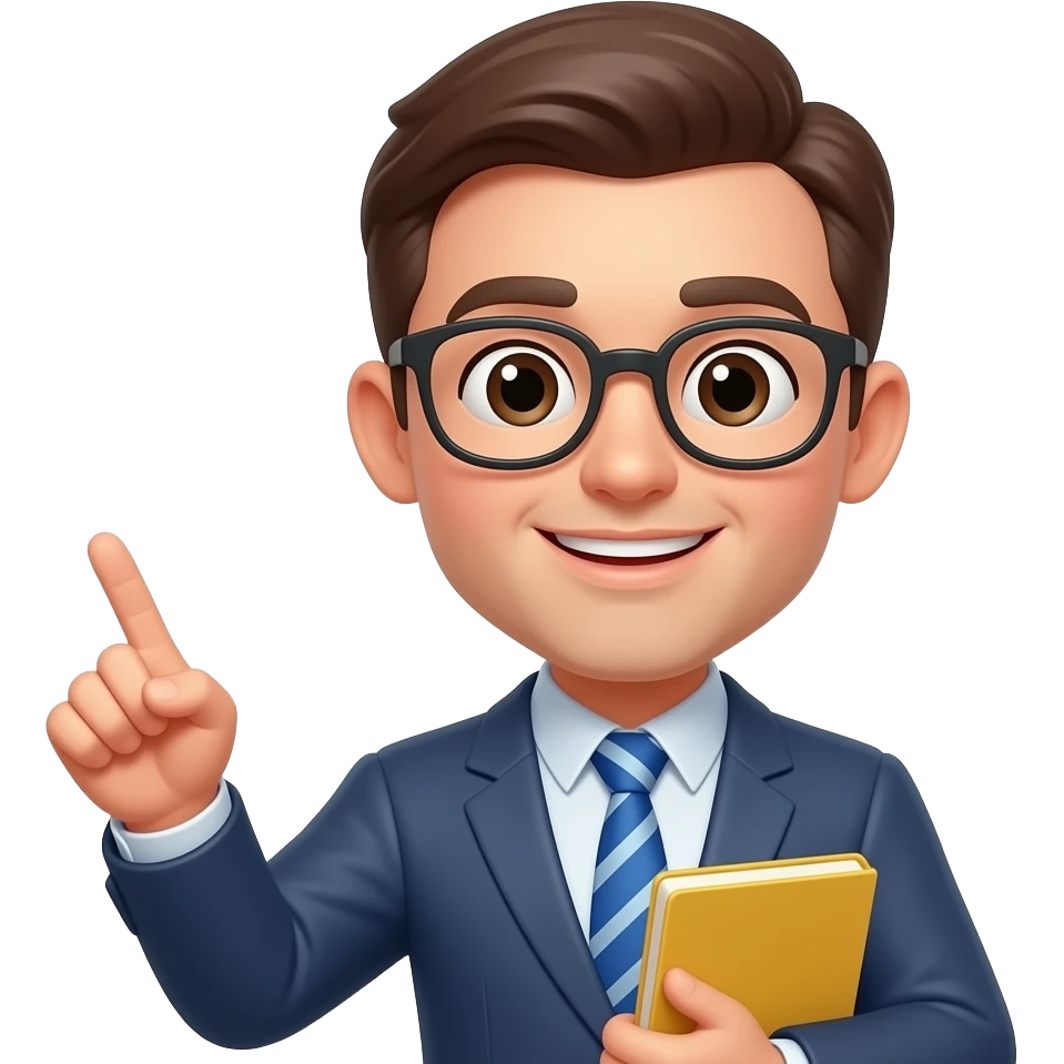 maestro señalando emoji