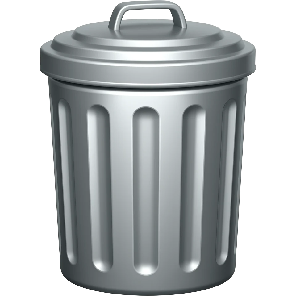 سطل زباله emoji