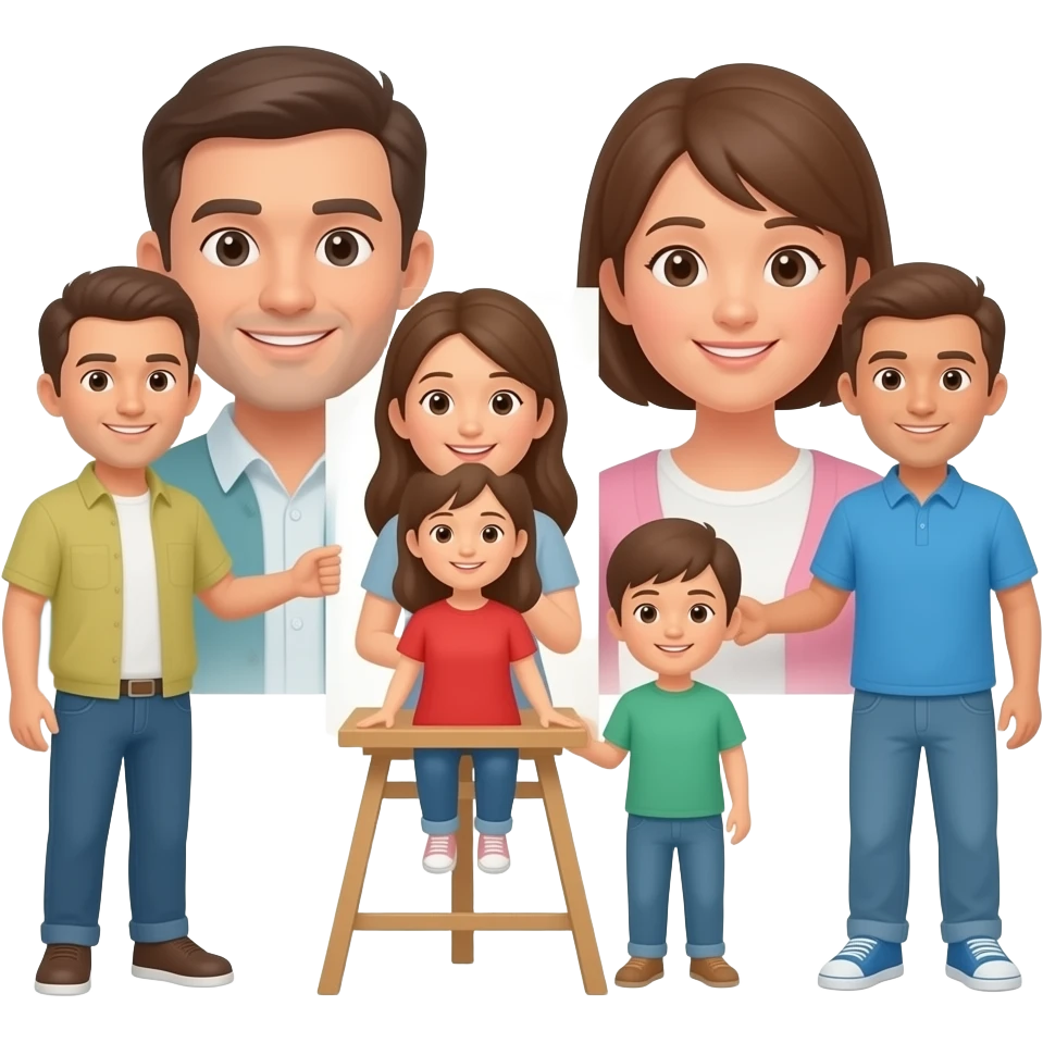 Мужчина строит семью emoji