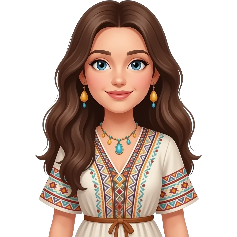 Boho fashion emoji