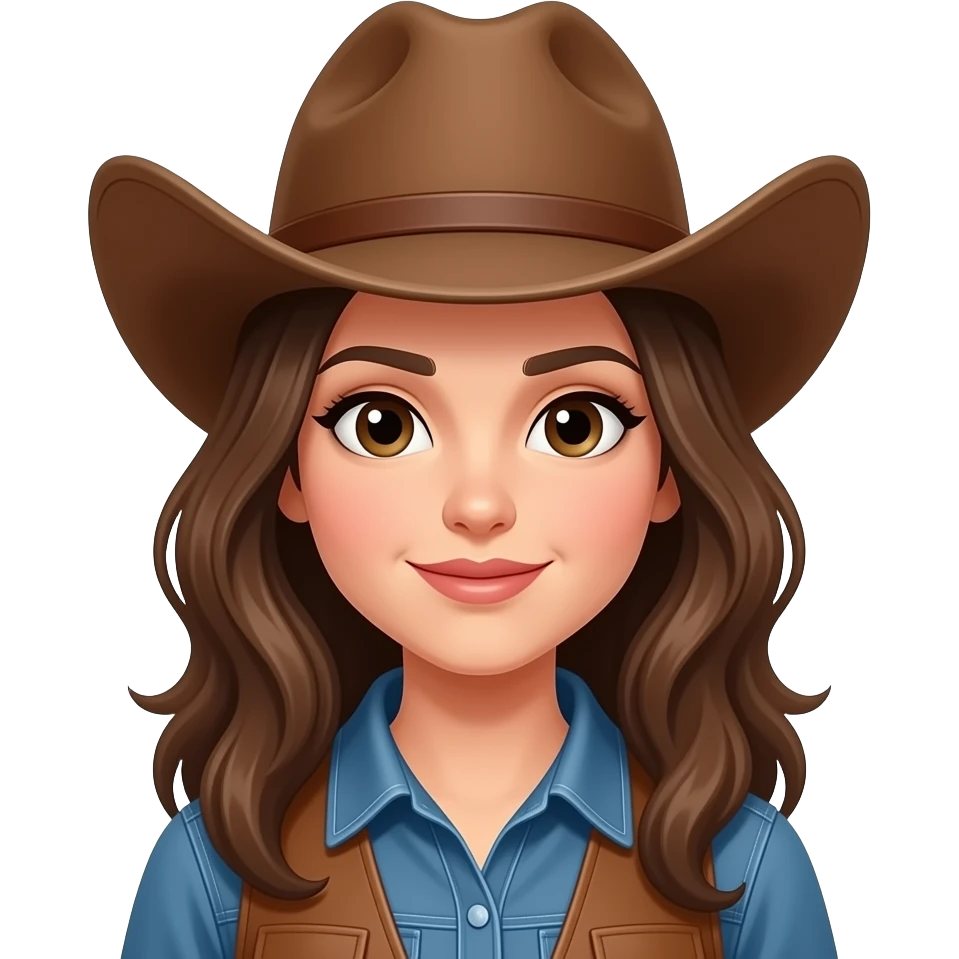 female cowboy emoji