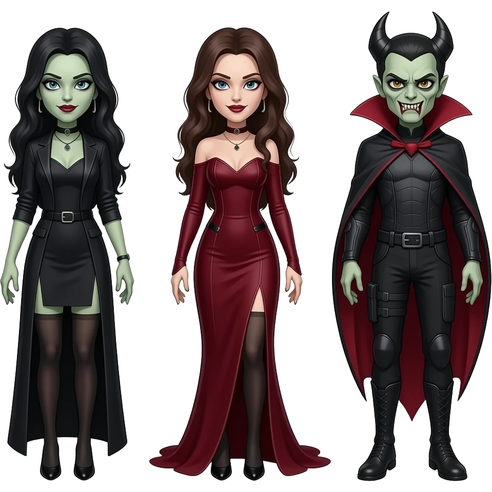🧟‍♀️🧛🏻‍♀️🦇 emoji