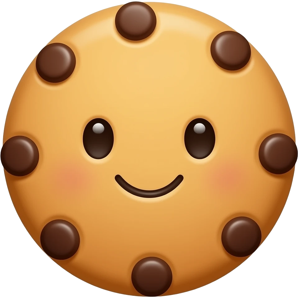 cute cookie emoji