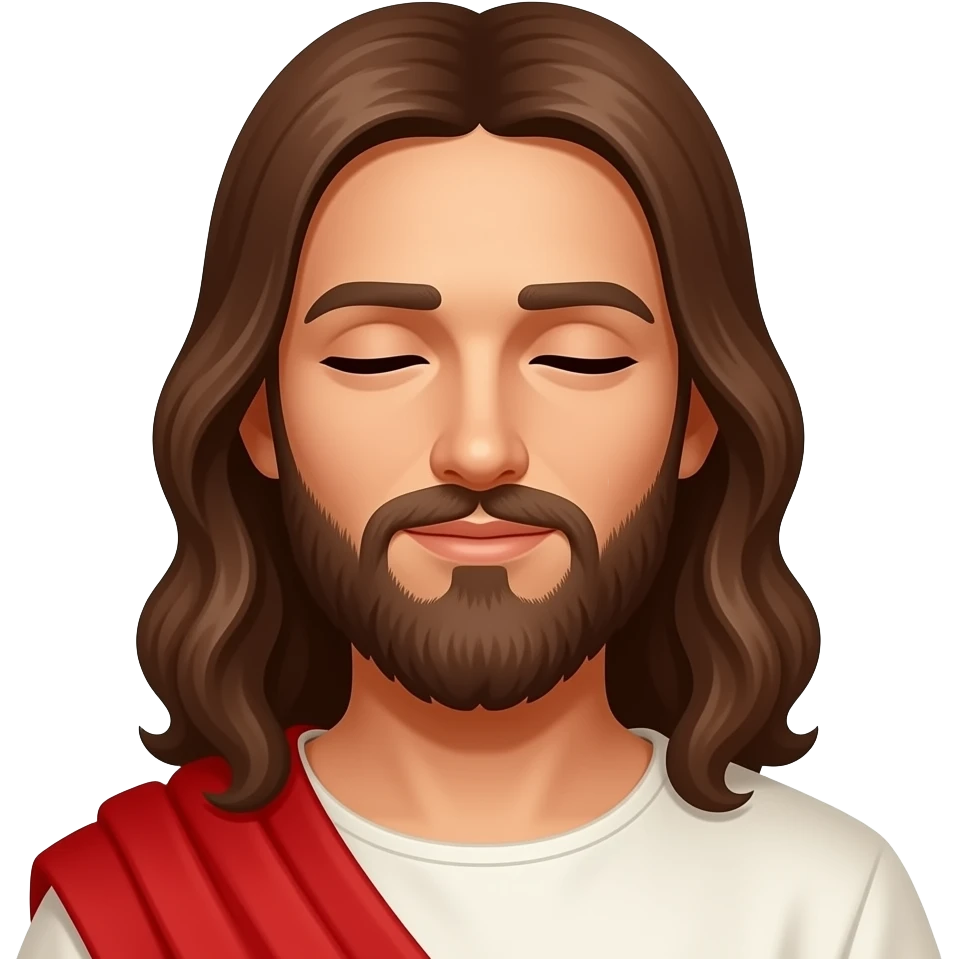 Rolling eyes Jesus meme emoji