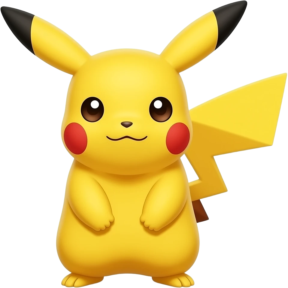 Pikachu on com emoji