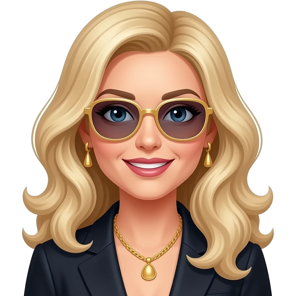 Billionaire lady emoji